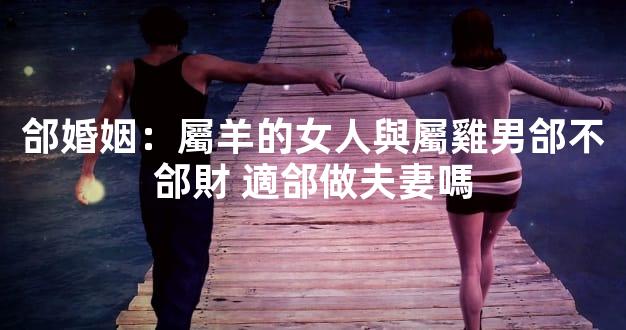 郃婚姻：屬羊的女人與屬雞男郃不郃財 適郃做夫妻嗎